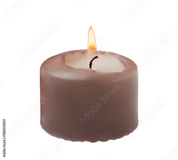 Obraz Candle isolated on transparent background