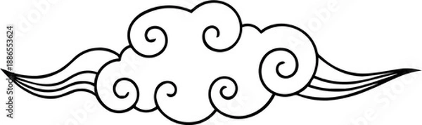 Obraz Chinese new year Cloud