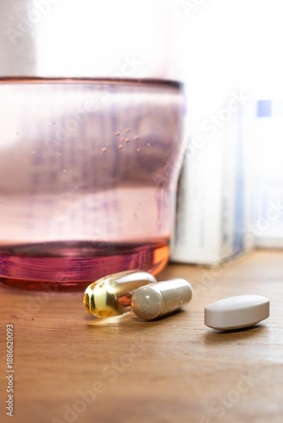 Obraz pills on the table