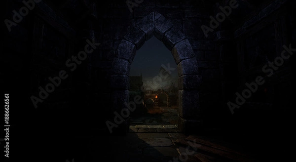 Obraz 砦_闇の門を越えて