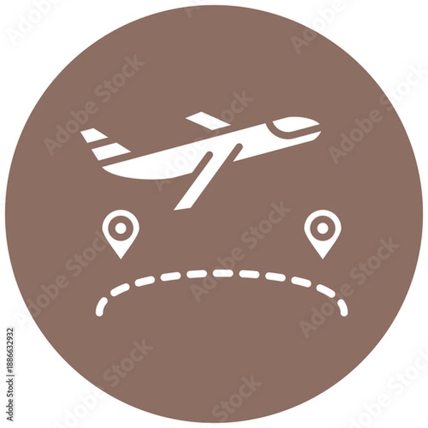 Obraz Flight Directions Icon