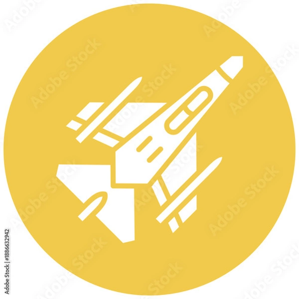 Obraz Jet Icon