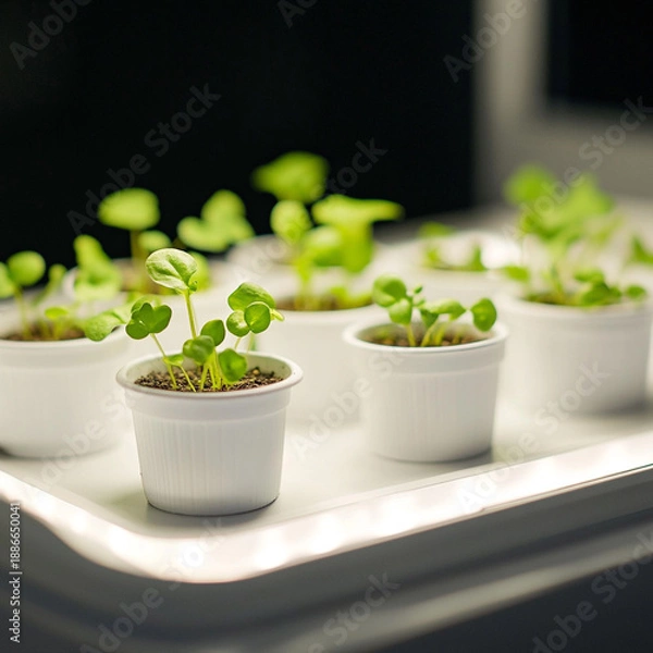 Obraz Vegetables grown in a laboratory.