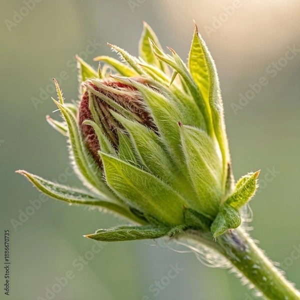 Obraz plant-bud-macro