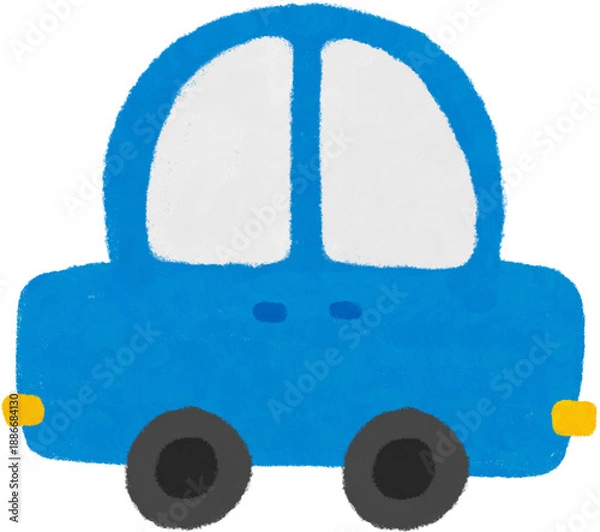 Obraz 파란색 자동차