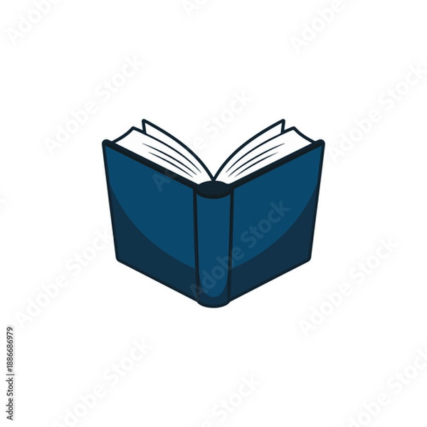 Obraz Open book illustration