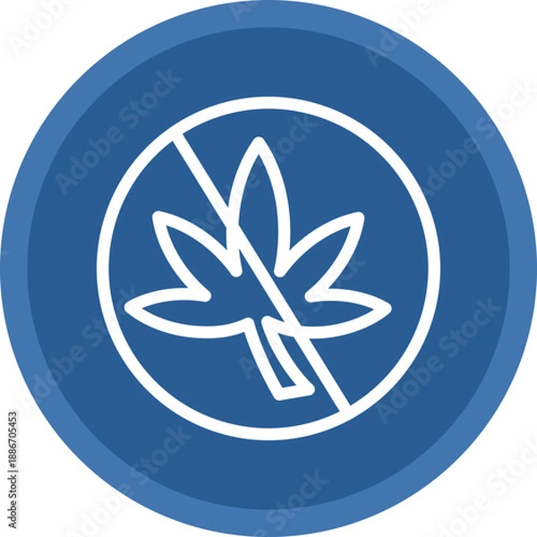 Obraz No Weed Icon