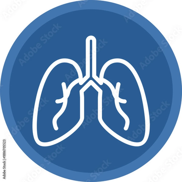 Obraz Lungs Icon