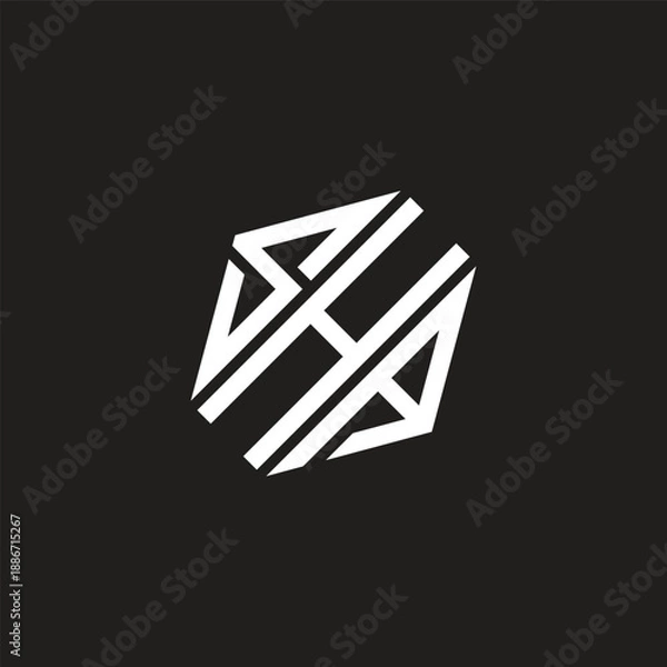 Obraz sha logo design