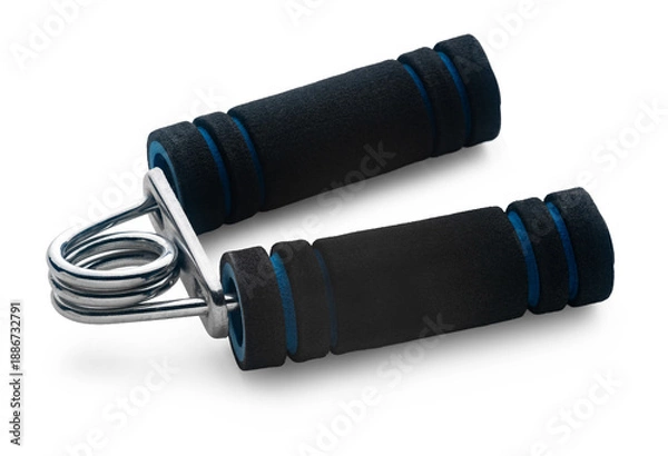 Obraz Hand expander close-up on a white isolated background