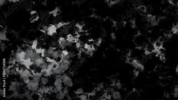 Obraz 抽象的　水墨画　背景素材