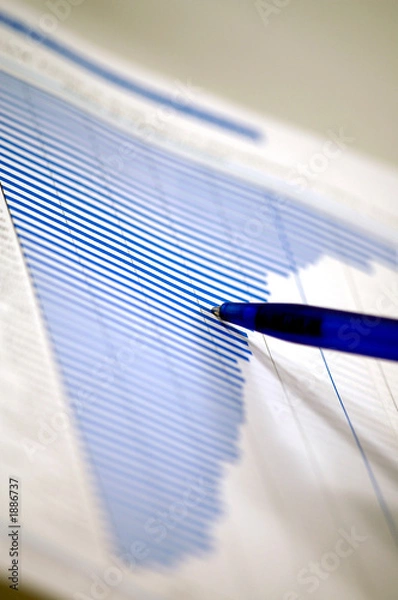 Obraz financial and bussines chart