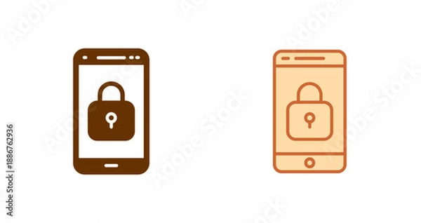 Obraz Lock Icon Design