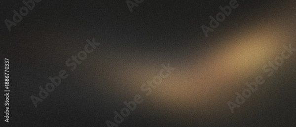Obraz Grainy gradient dark gold abstract background texture