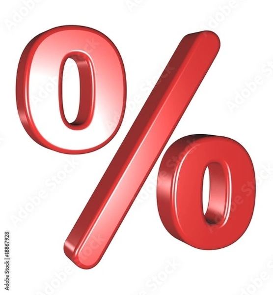 Fototapeta Percent