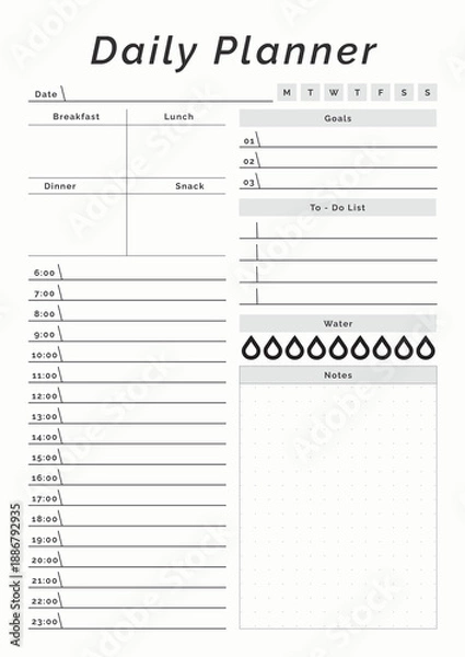 Obraz Daily Planner