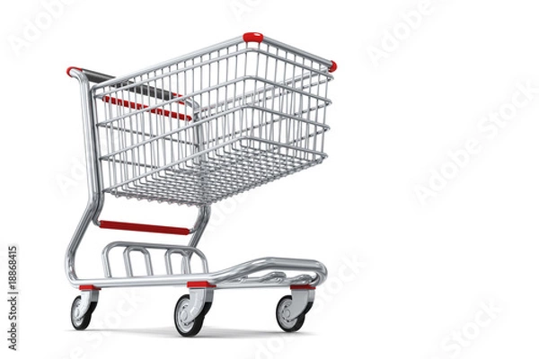 Obraz Shopping cart Isolated 2