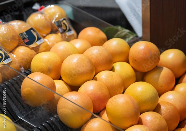 Obraz スーパーマーケットのフルーツ売り場