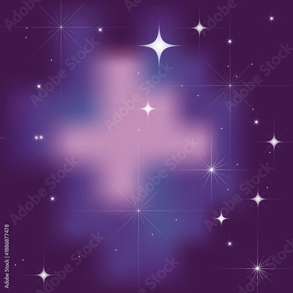 Obraz Hintergrund Sternenhimmel 2