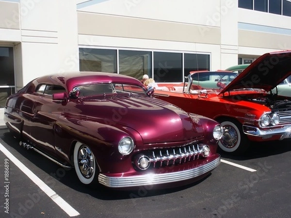 Obraz car show hotrods