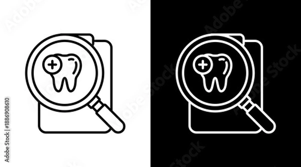 Fototapeta Dental Check Icon For Design Elements