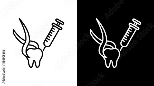 Fototapeta Dental Surgery Icon For Design Elements