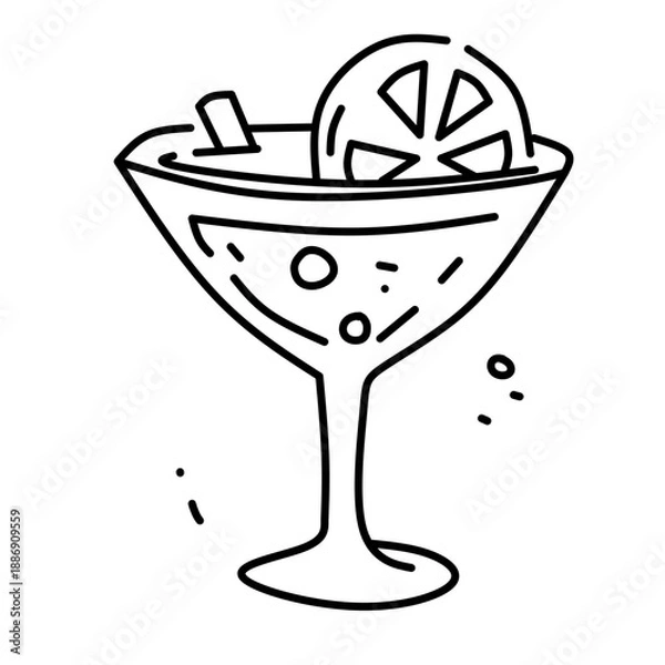 Obraz Mocktail Hand Drawing