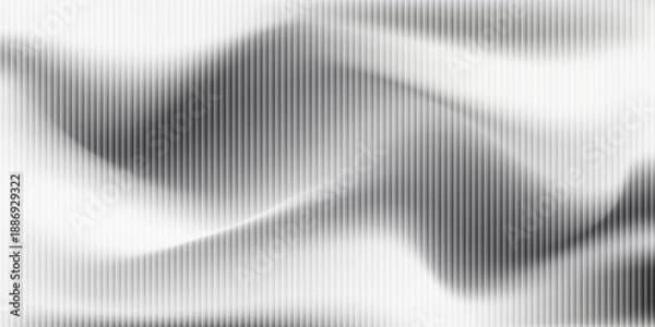 Obraz Digital halftone transition effect with vertical stripes on white