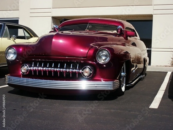 Obraz hotrod custom merc