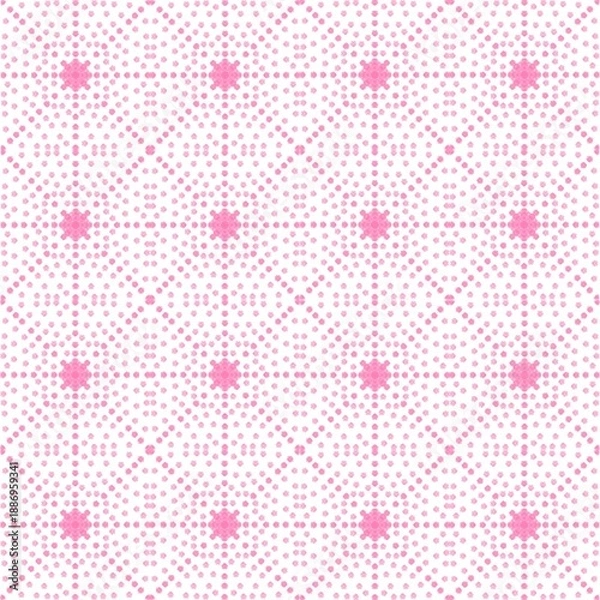 Obraz pink polka dots pattern