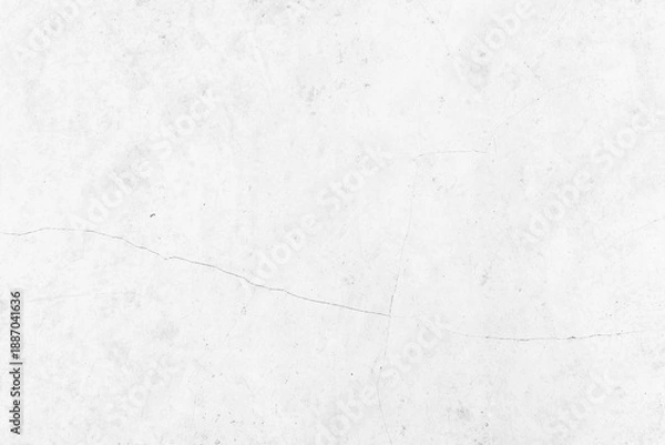 Obraz White Concrete Texture Background with Subtle Cracks