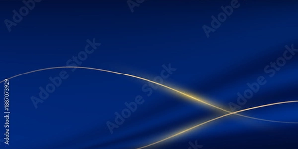 Obraz blue background design With luxurious effect elements Vector illustration