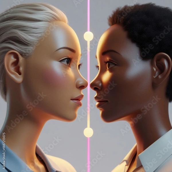 Obraz two young women 