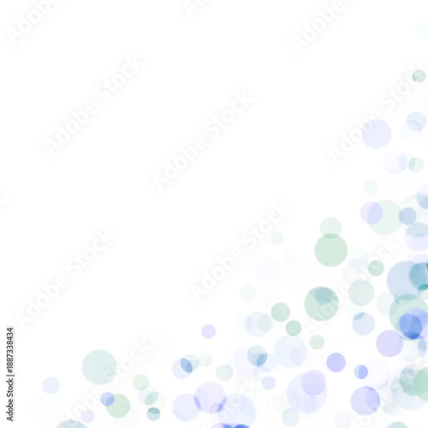 Obraz Blue Bokeh effect 