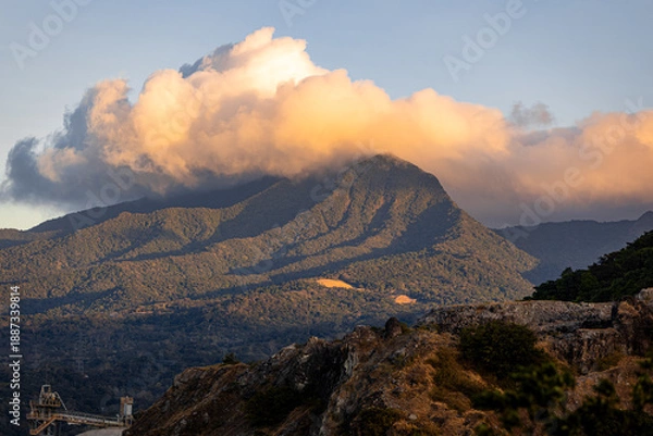 Obraz mountain landscape with clouds
