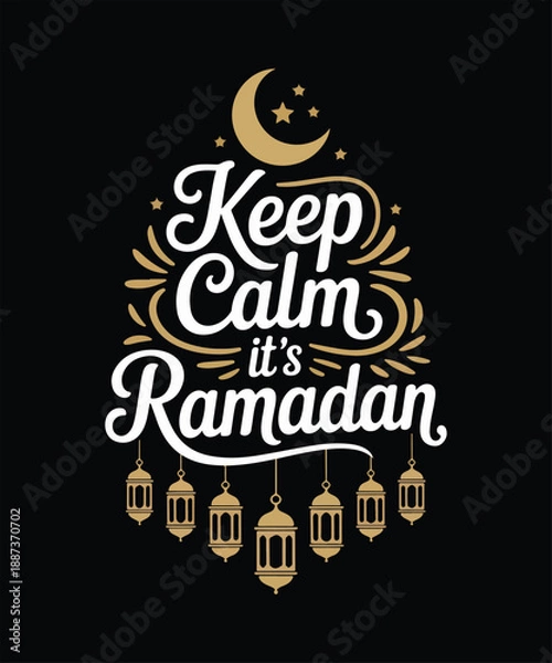 Obraz Keep calm it’s ramadan
