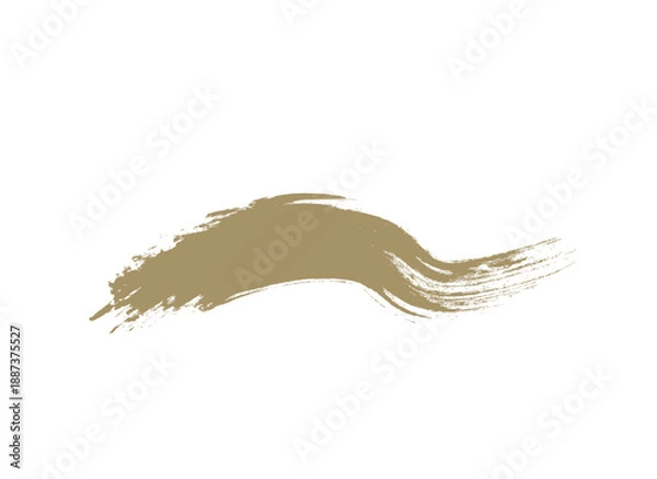 Obraz 流れのある金色の線のイラスト素材