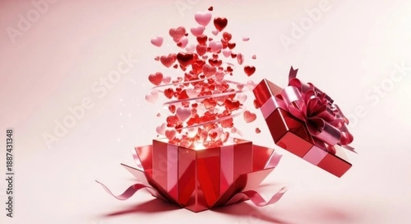 Obraz abstract red background