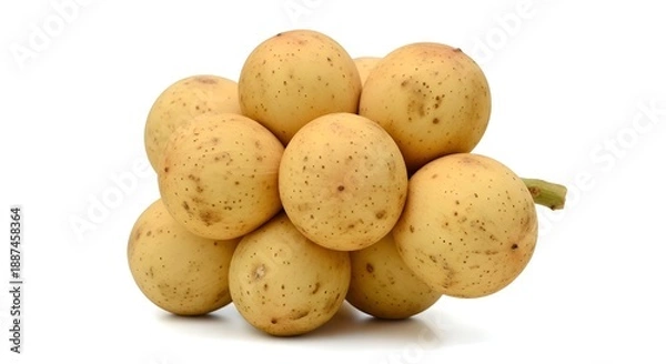 Obraz potatoes isolated on white background