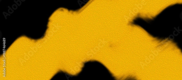 Fototapeta Abstract Yellow and Black Wavy Pattern Background
