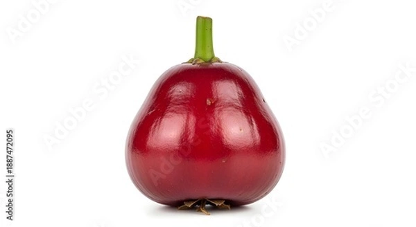 Obraz red onion isolated on white background