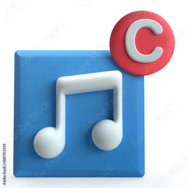 Fototapeta Copyrighted Audio