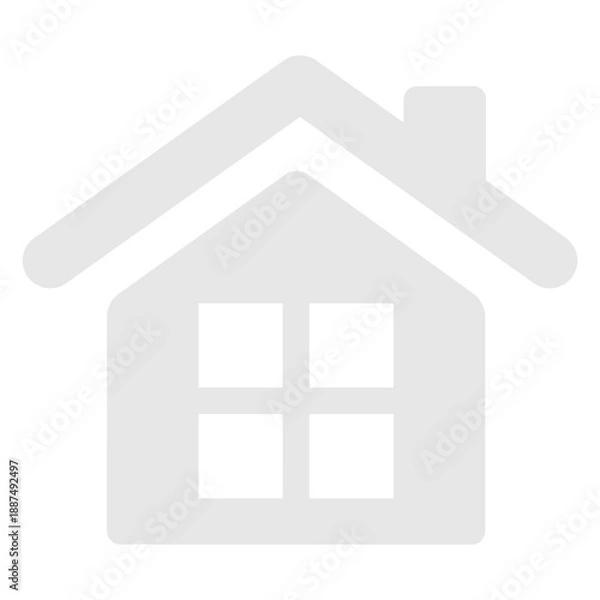 Obraz Simple house icon