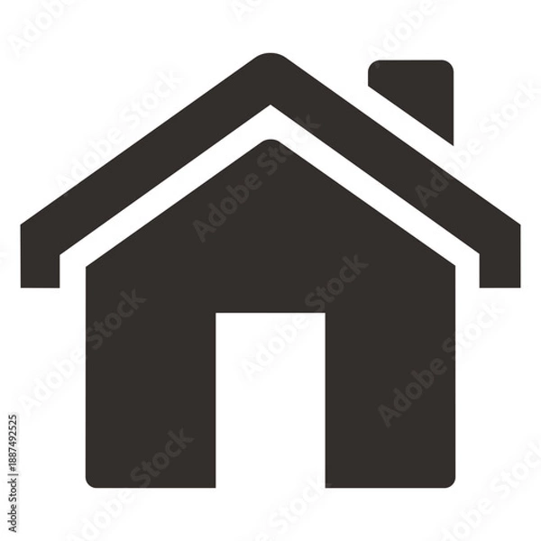 Obraz Simple Home Icon