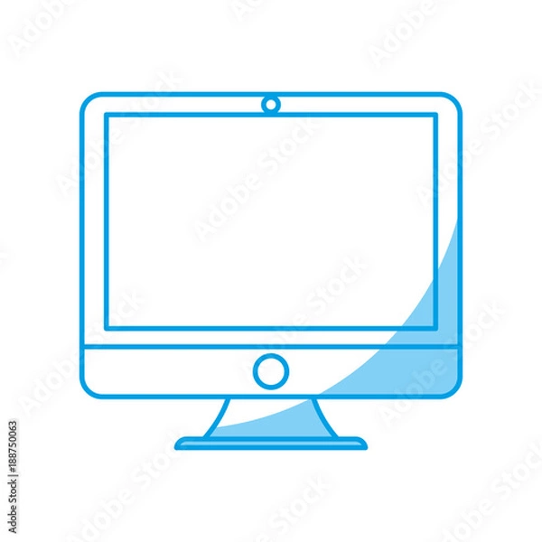Fototapeta monitor computer icon