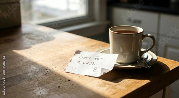 Obraz The Note Left Unread