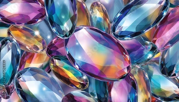 Obraz colored stones background