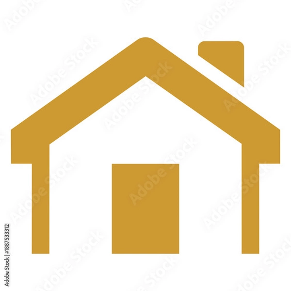 Obraz Simple house icon