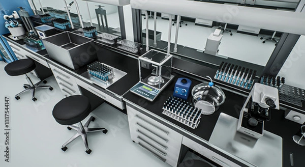 Obraz ラボ　無菌の実験室