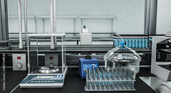 Obraz ラボ　静かな実験室